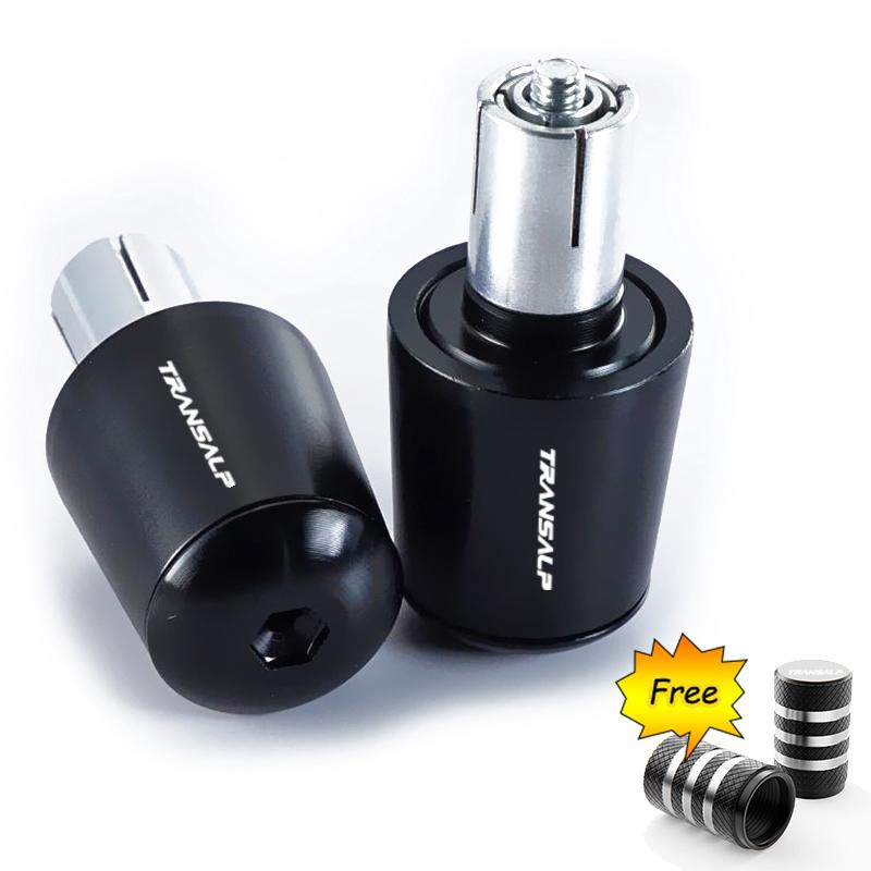 Для Honda TRANSALP XL 600 650 700 V XL700V XL650V Мотоциклетные аксессуары CNC Ручка руля Ручки руля Торцевые заглушки руля