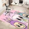 1pc labubu Print Area Rug - Soft, Washable Non-Slip Indoor Mat, Living Room, Home Office Decorative Rug,Office Decorative