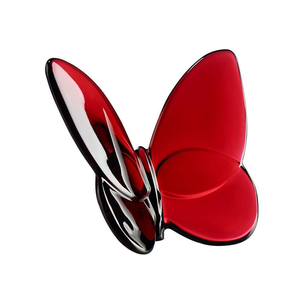 Multiple Color Crystal Butterfly Figurines Super Winkling Clear Crystal Flying Butterfly Collectible Vivid Home Decor