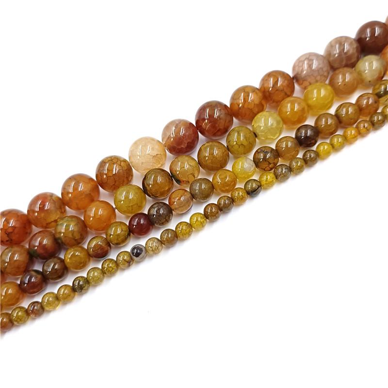 4/6/8/10 мм Изготовление ювелирных изделий для ожерелья, бусины из натурального камня, браслет, мода, сделай сам, материал для бисероплетения, серьги, шнурок