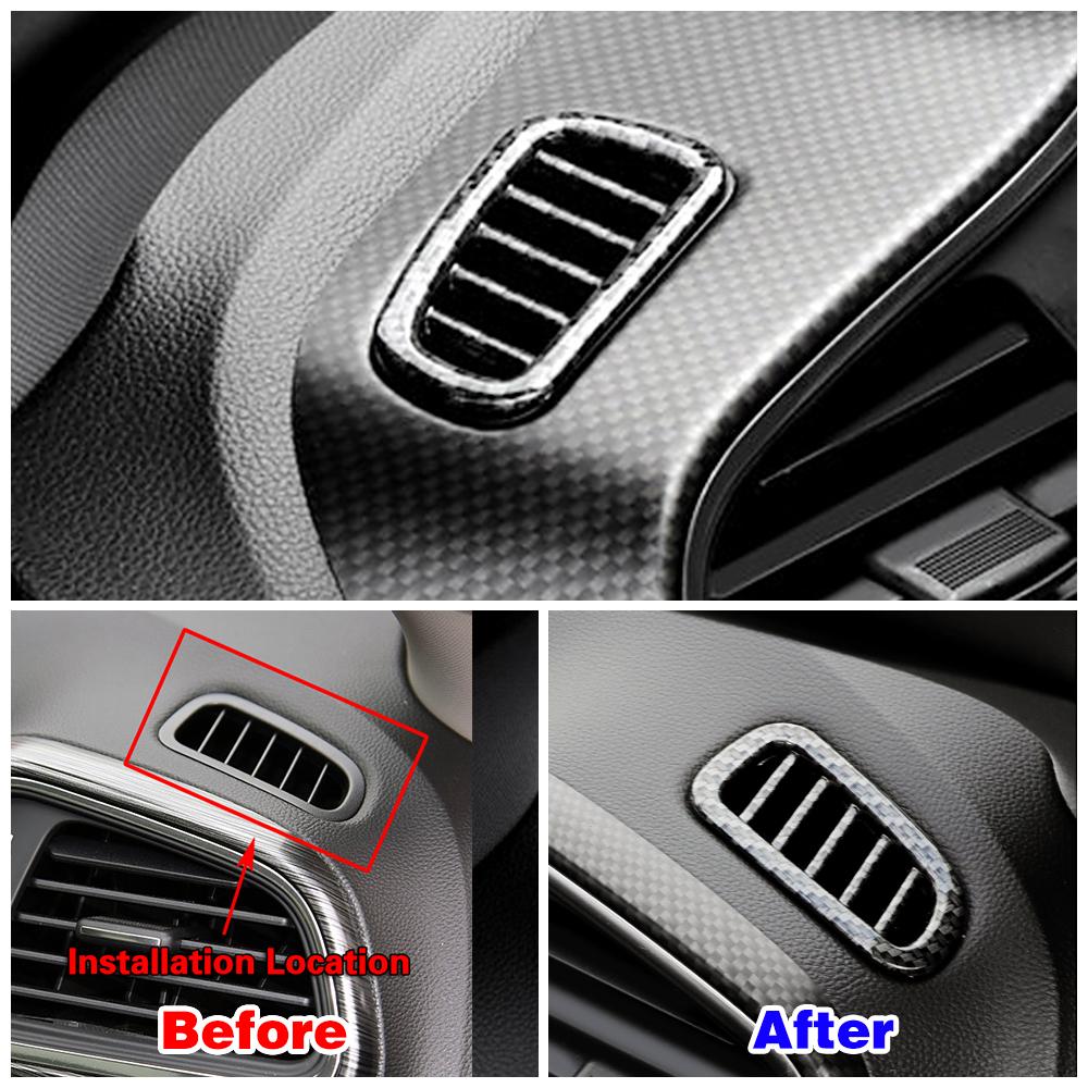 For Renault Kadjar 2015- Car Central Console Part Trim Frame Cover Car Interior Styling Modify Carbon Fiber Color