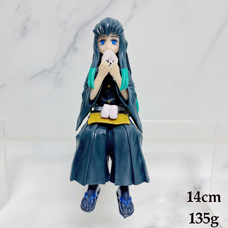 14 см аниме-фигурка Demon Slayer Kimetsu no Yaiba, фигурка Nezuko/Tanjirou/Zenitsu/Inosuke/Sinobu/Miritsu, фигурка куклы, игрушки
