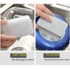 Double-Sided Durable Kitchen Sponge: Three-Layer Dish Scrubber for Pots and Bowls.