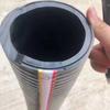 Прозрачный красный резиновый шланг для бетононасоса Rongyu