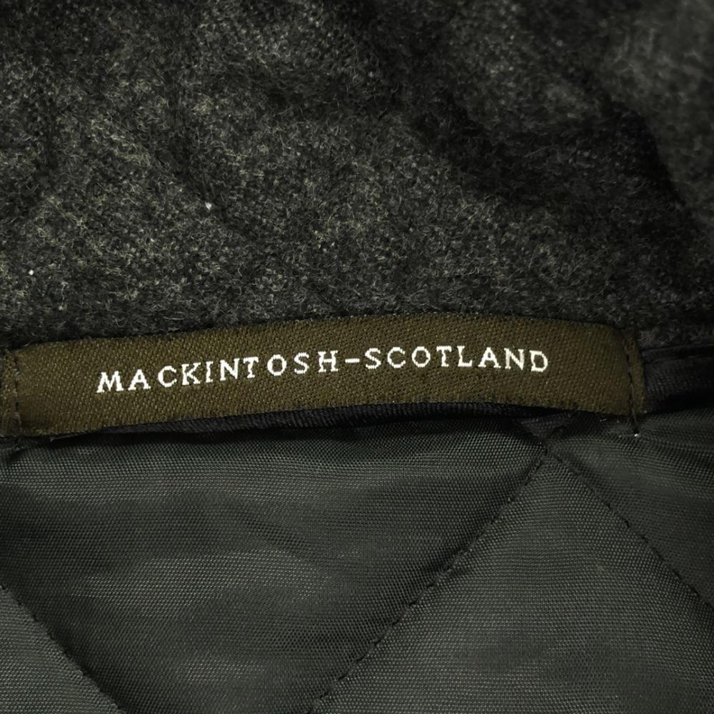 MACKINTOSH SCOTLAND Шерсть 100% Стеганое пальто 34 Темно-серый Женский Б/у