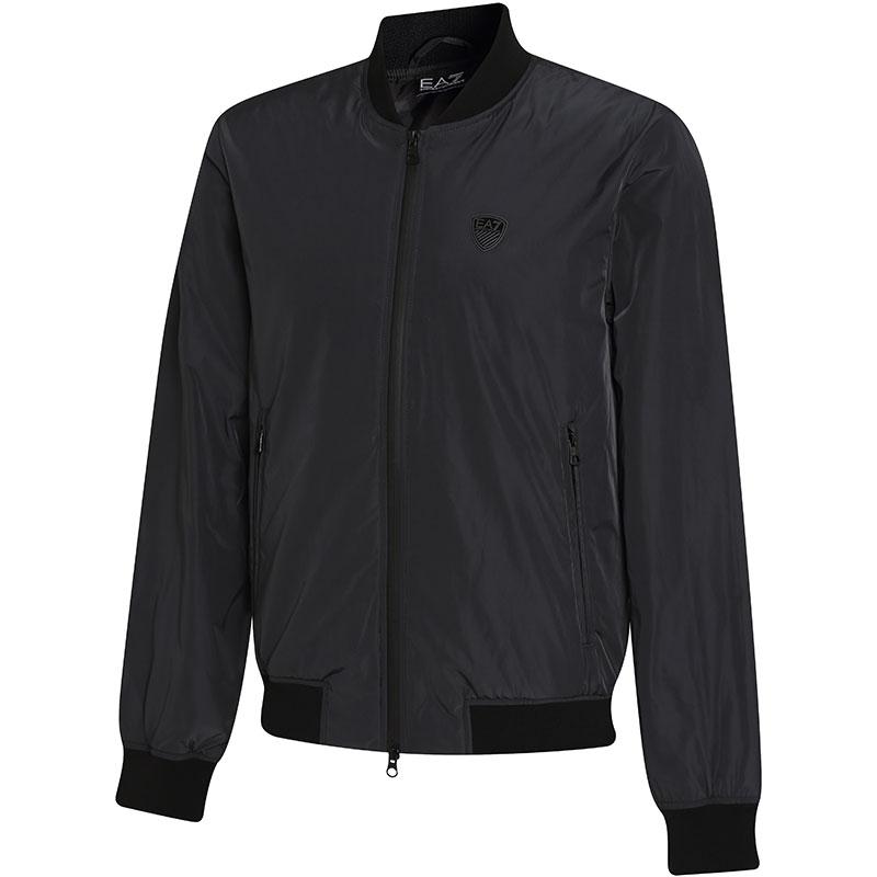 Emporio Armani EA7 Осень/Зима 22 Однотонная куртка с воротником-молнией и длинным рукавом Мужские куртки Синий 8NPB10-PN7LZ-1578