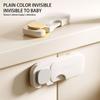 Child Safety Locks Kid Proof Cabinet Door Safety Locks Pinch-proof Furniture Security Latches for Bathroom Oven Pantry Cupboard