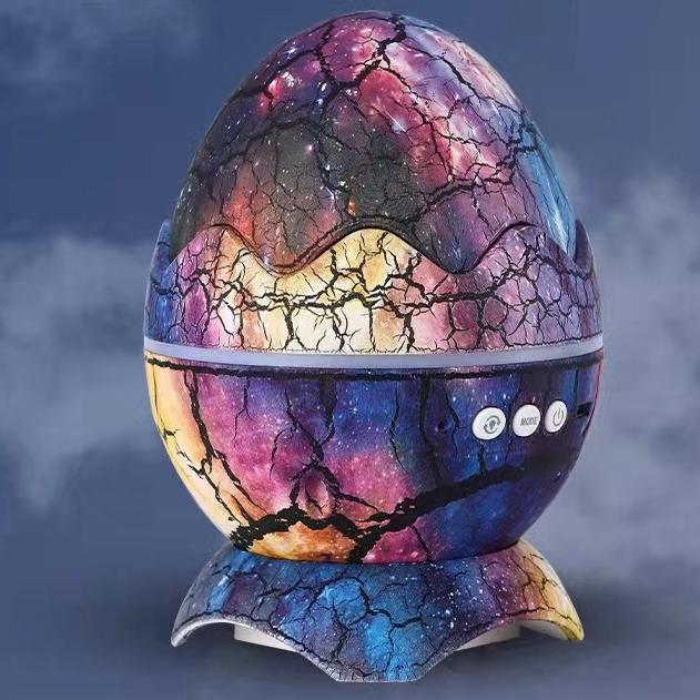 Яйцо динозавра, звездное небо, свет галактики, проекционный свет, светодиодный лазерный проектор с водным узором, спальня, полная звезд, атмосфера, ночник