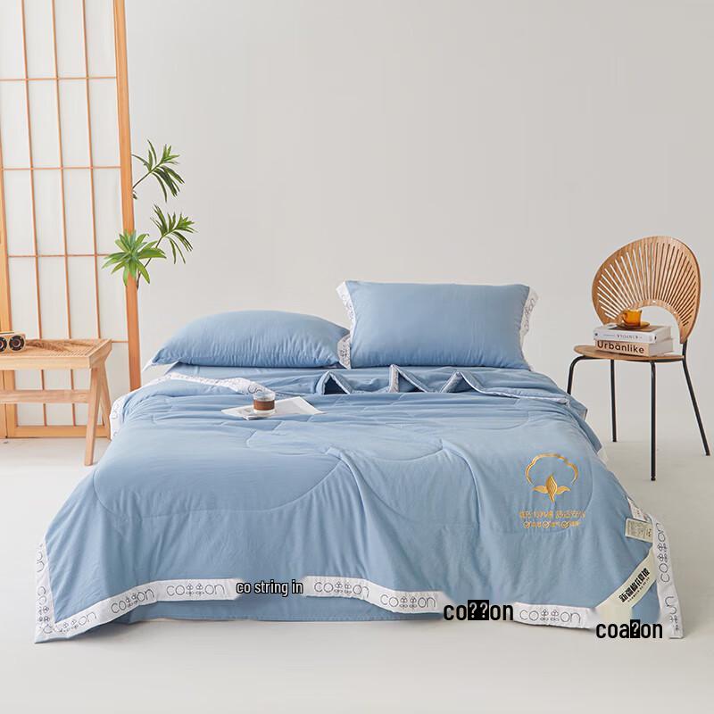Mufan Yifei Embroidered Cotton Summer Quilt