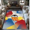 Valencia FC Soccer Football Pattern Soft Area Rug Non Slip Indoor Floor Carpet Sports Decor Mat for Bedroom