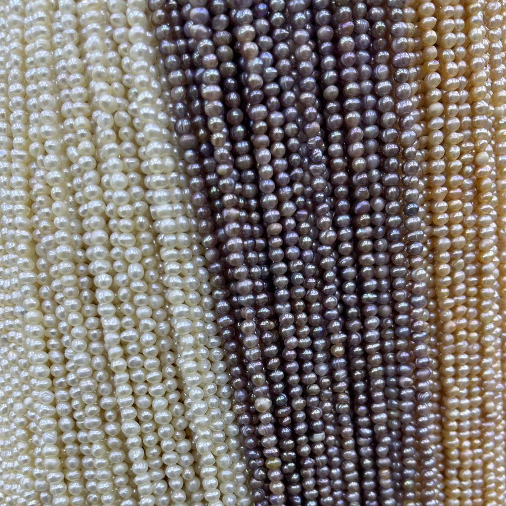 1String, Artificial Pearl Beads for DIY Necklace, Bracelet, Anklet, Accessories, Jewelry Making, Bridal Bridesmaid Crafts, Wedding Gift for Women 36cm