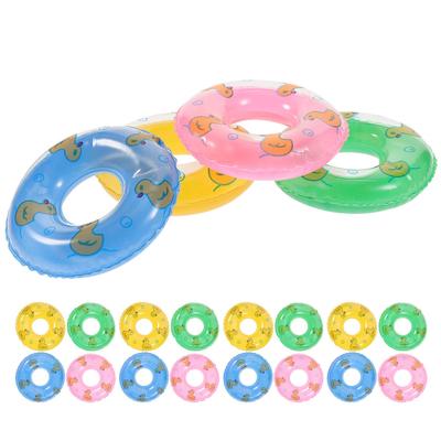 20 шт. Надувной круг для плавания Детские игрушки Мультяшный Kidtraxtoys Пп Детский надувной мини-круг для плавания Плавающий игрушка