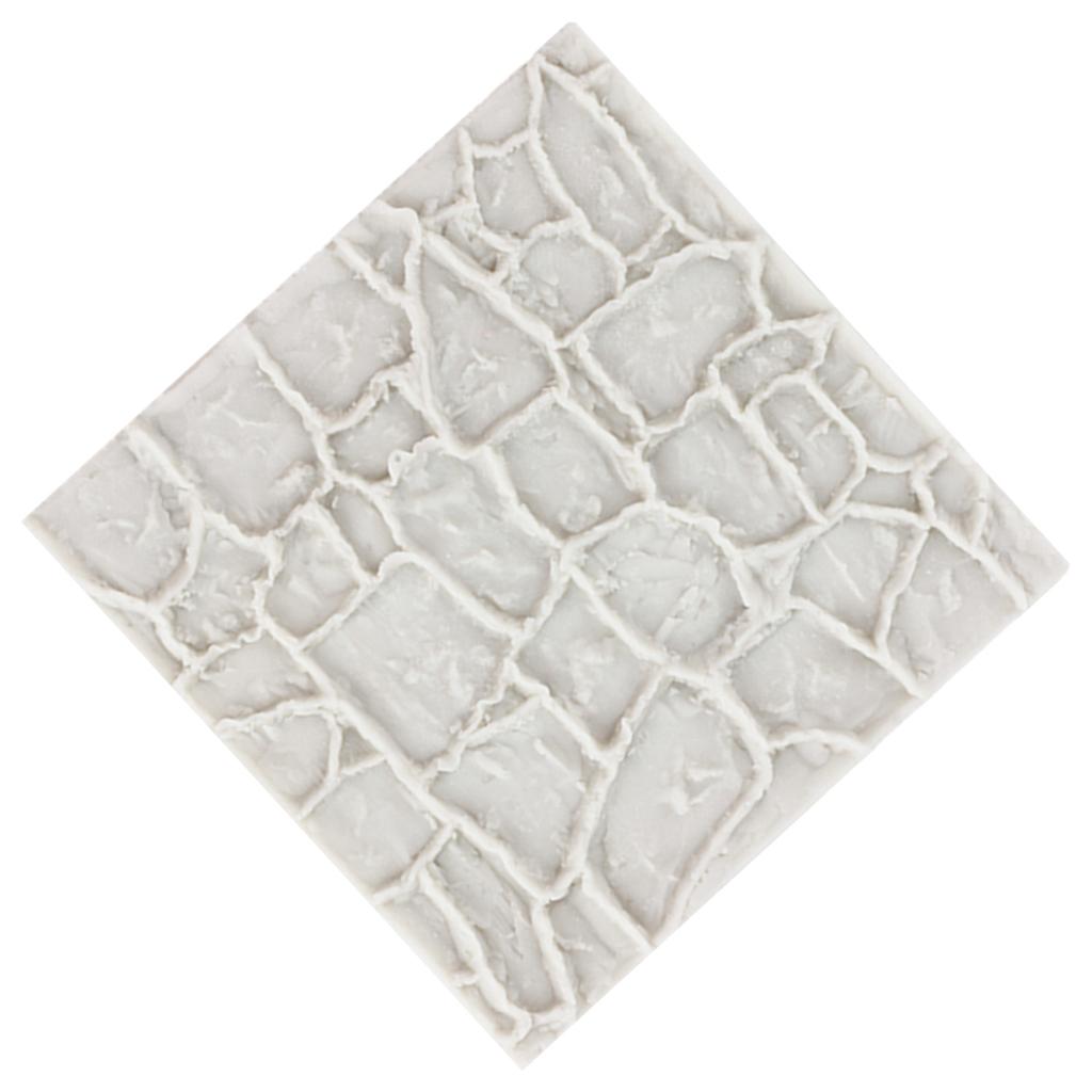 Творческий булыжник, кирпичная стена, коврик для впечатления, силиконовая форма, граница для торта, инструменты для украшения торта из помадки, форма для шоколадной мастики