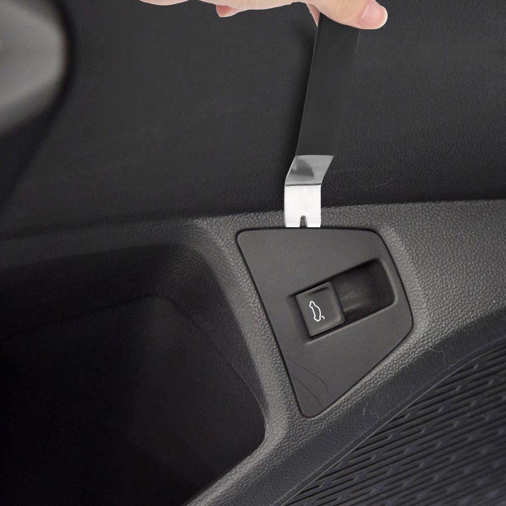 Инструмент для удаления металлического авто дверного зажима, набор инструментов для снятия обшивки, 6 шт., приборная панель автомобиля, аудио-радио панель, ремонтный крепеж, портативный