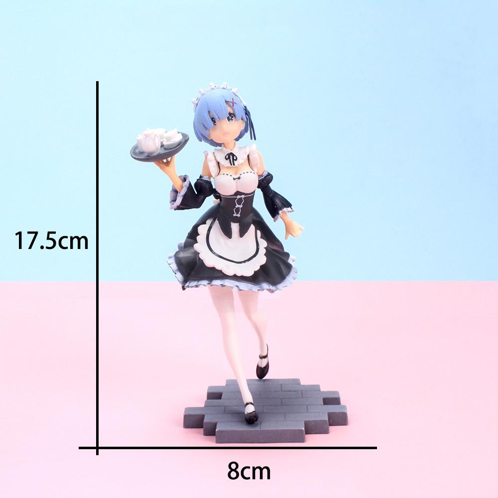 17cm Anime Figure kawaii girl apron maid dress PVC Action Model toy birthday gift