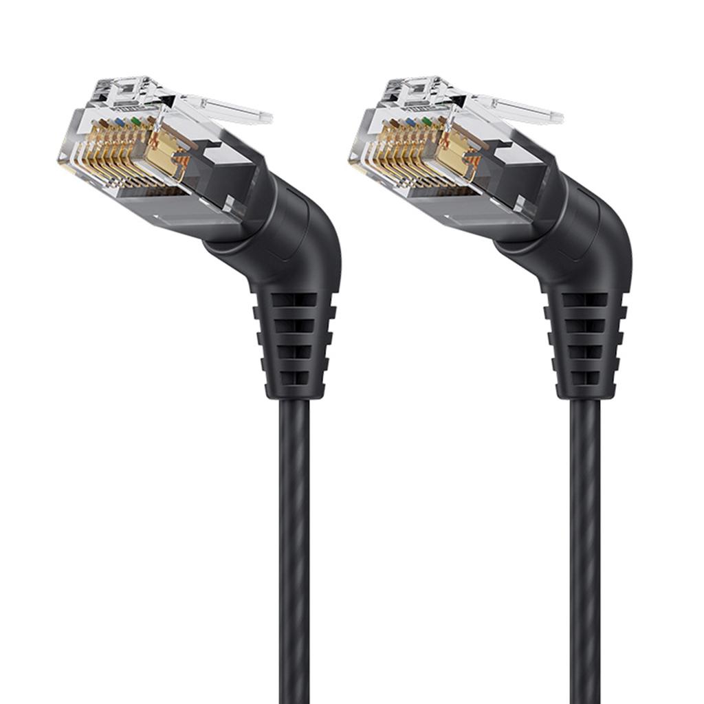 Кабель Ethernet Cat6A с возможностью вращения на 360 градусов, 10 Гбит/с, 500 МГц, сетевой кабель LAN Cat6A, шнур RJ45 для модемов, маршрутизаторов, игр