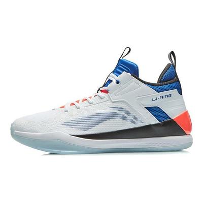 Баскетбольные кроссовки Li Ning Wade Way Strong Attack Fabric TPU Rebound Shock Absorbation, износостойкие, нескользящие, низкие, мужские, белые ABAR115-2