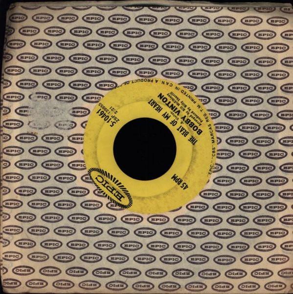 7-дюймовая пластинка BOBBY VINTON - To Know You Is To Love You / The Be 510461 Epic 1969 Канада Рок Б/у