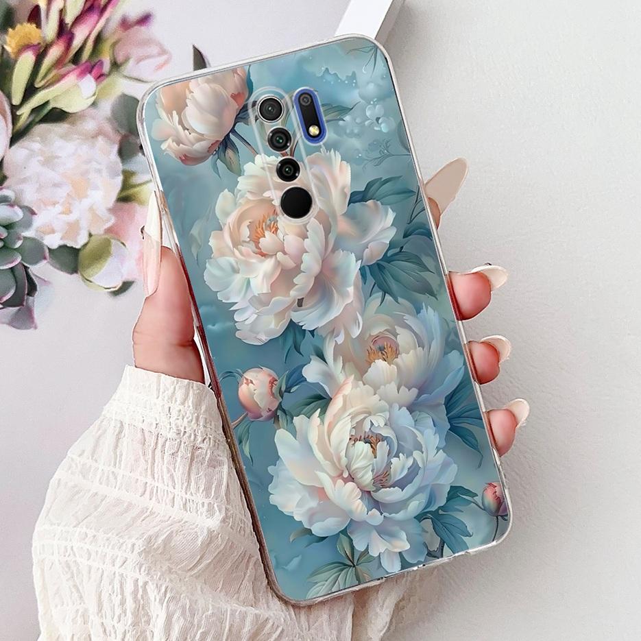 For Xiaomi Redmi 9 Case Cool Dragon Fashion Painted Cover 6.53'' Soft Silicone Phone Case For Redmi 9 Prime Redmi9 Fundas Bumper