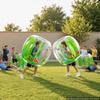 2-Pack Inflatable Bumper Balls 0.9m Human Bubble for Kids Transparent, for Backyard, Camping, Picnic, Park, Lawn, and Outdoor Team Gameplay, Thickened