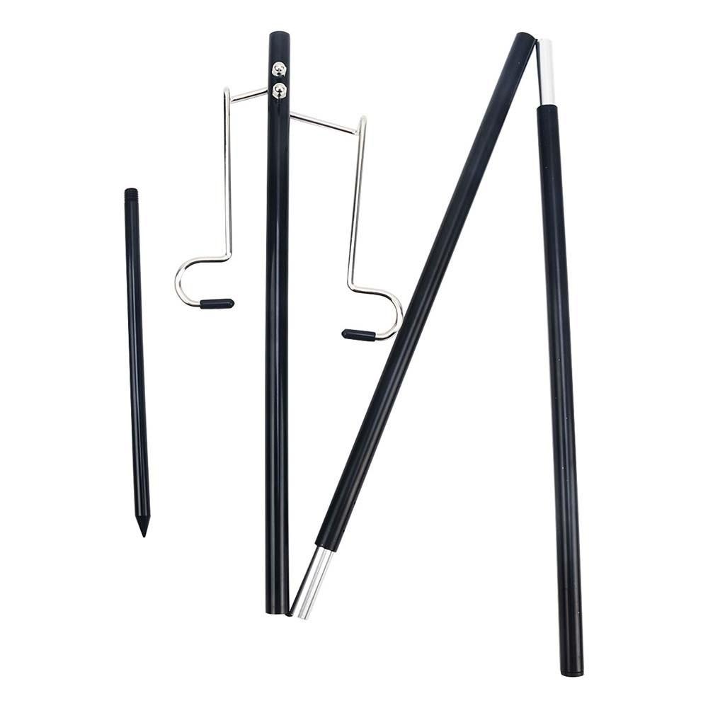 Aluminum Zinc Zinc Alloy Camping Lamp Rod Polyester Portable Lantern Holder Folding Lamp Stand Picnic
