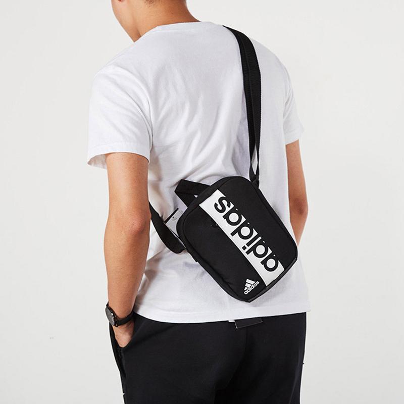 Adidas Полиэстер Маленькая Квадратная Сумка Сумка Через Плечо, Сумка Кроссбоди Обычный Унисекс Черный Adidas S99975