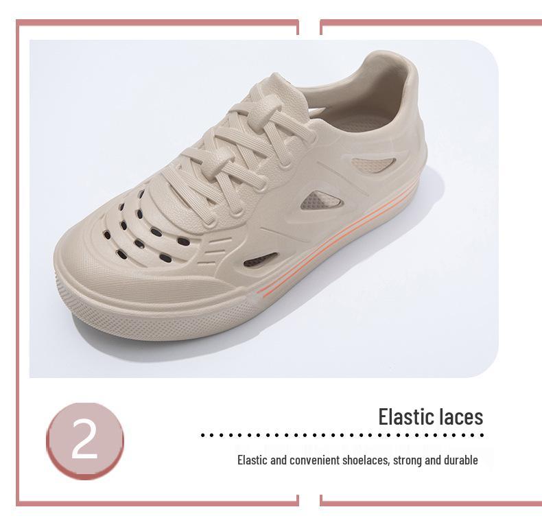 Unisex Lightweight EVA Clog Shoes for Summer: Beach, Driving, and Cool Closed-Toe Slippers Sandals