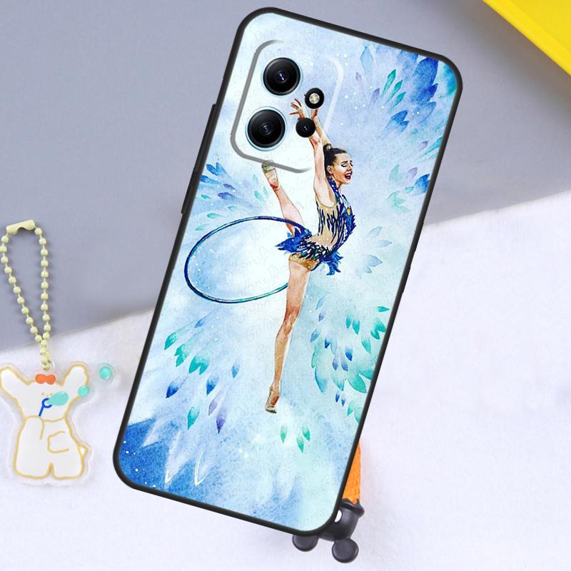 Кейс для телефона с картиной в стиле масляной живописи 'Гимнастика' Для Xiaomi Redmi Note 13 9 10 11 12 14 15 Pro Plus Чехол Для Redmi 15 C 14C 10C 12C 13C