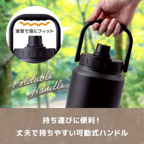 Atlas 3.9L Vacuum Insulated Stainless Steel Ice Container/Water Jug, Perfect for Outdoor Camping, Portable Ice Storage, Long-Lasting Ice Storage, Wide