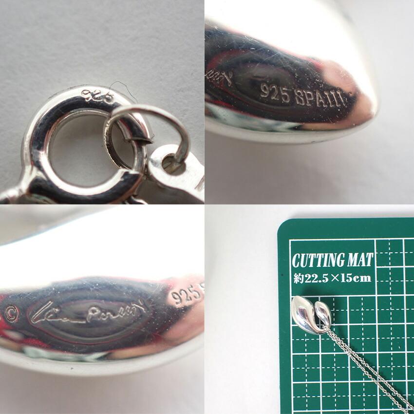 [Б/у] TIFFANY/Tiffany 925 двойная каплевидная подвеска/ожерелье/g454-87