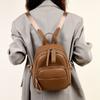 Женская сумка новый простой модный рюкзак из мягкой кожи женский модный маленький рюкзак ретро