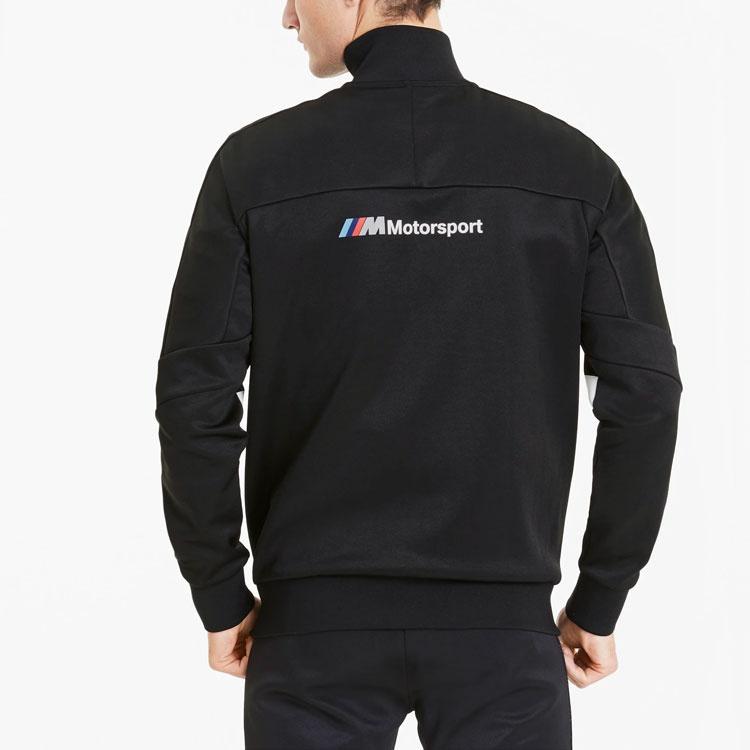 PUMA x BMW Motorsports Track Jacket 'Black White' Men's 596094-01