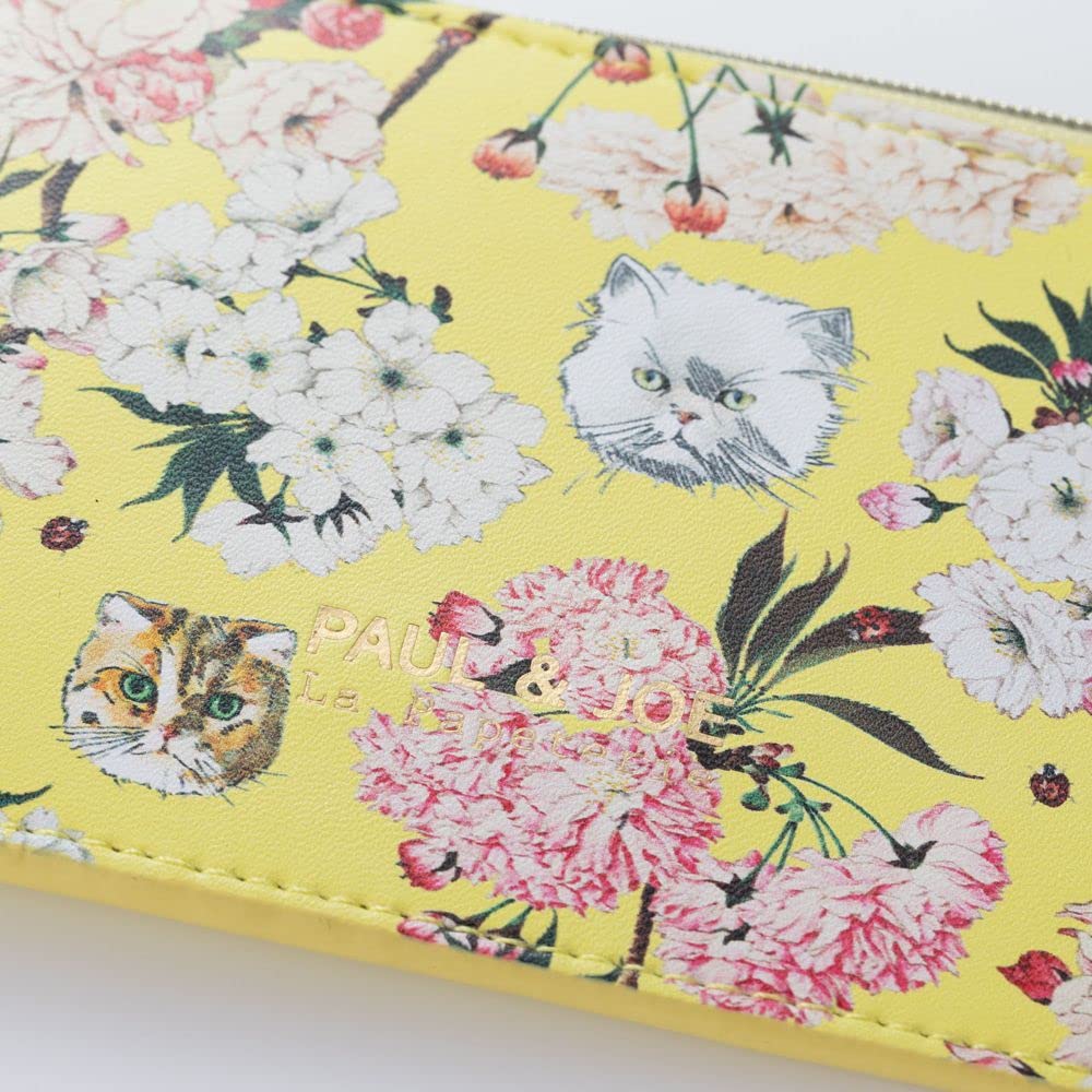 Paul & Joe La Puppetry Marks Sakura Pass Case PAJ-PAC14-YE