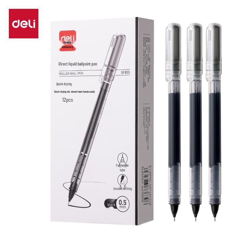 Deli SF855 Direct Liquid Rollerball Pen