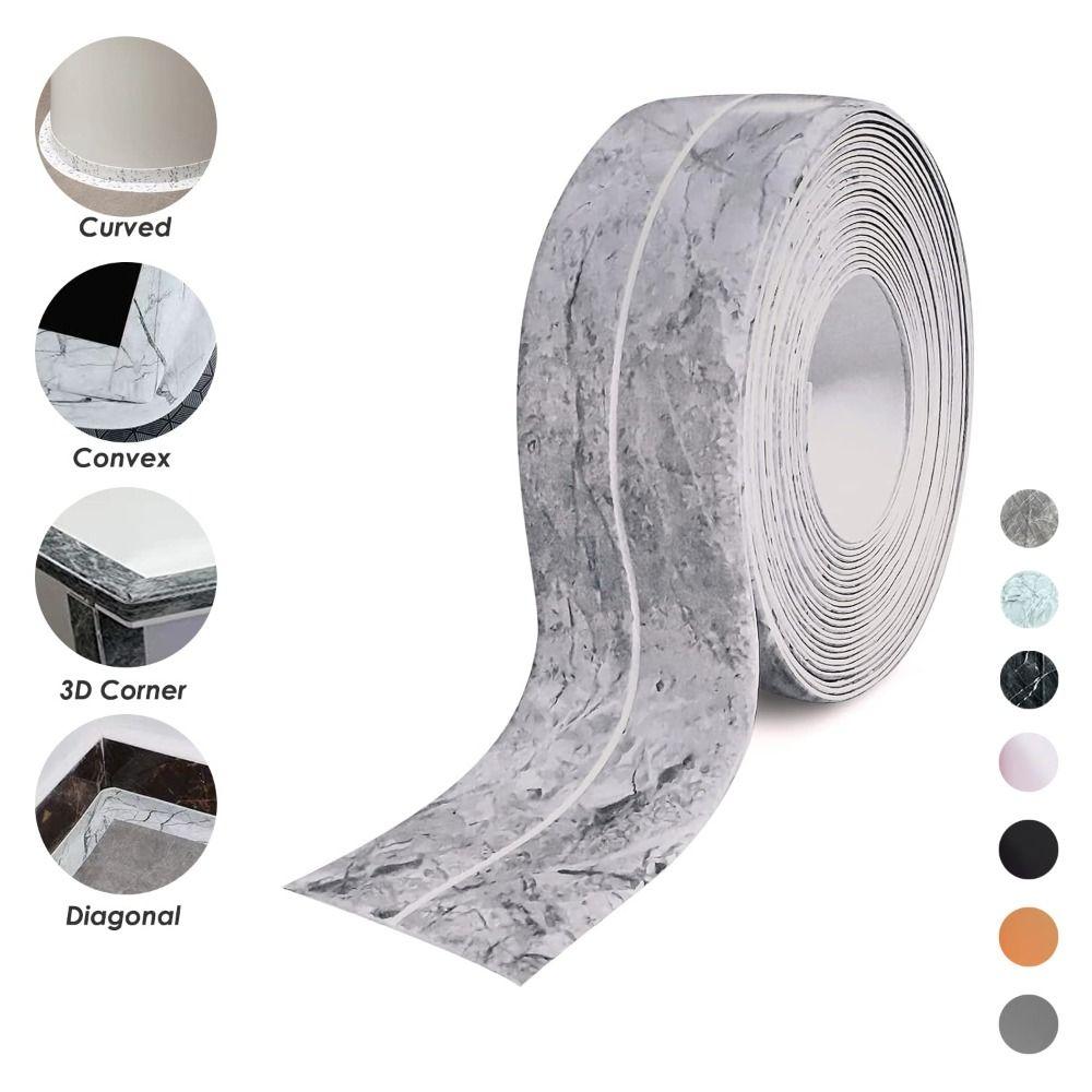 Decorative Caulk Tape Mildew-proof Sealing Tape Professional Shower Tile Sealer  Toilet