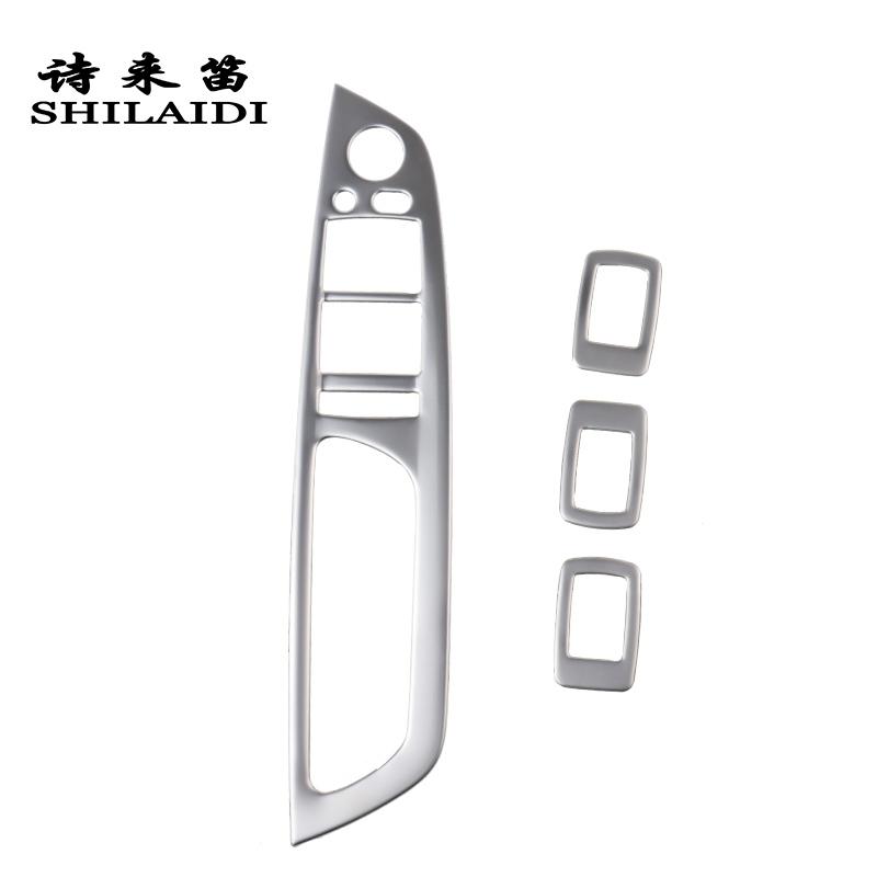 Автомобильный Стайлинг, дверной подлокотник, панель, наклейка для BMW X5 e70 X6 e71, нержавеющая сталь, оконное стекло, подъемные кнопки, отделка