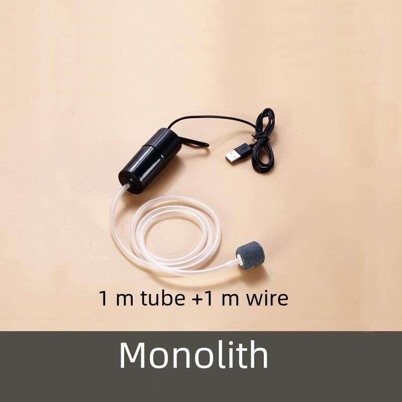 Ultra-Silent USB Portable Oxygen Pump for Fish Tanks and Aquariums