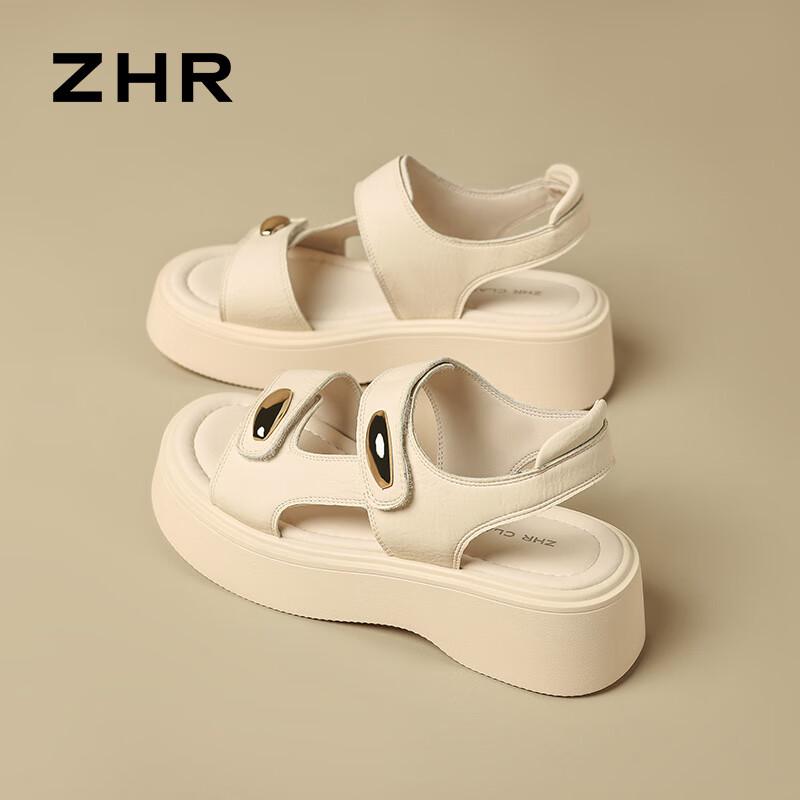 Женские повседневные пляжные сандалии на платформе ZHR