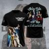 Мужская футболка Рок-группа Aerosmith 3D-печать футболки Мужчины Женщины Хип-хоп Короткий рукав Футболка Оверсайз Уличная одежда Топы Одежда