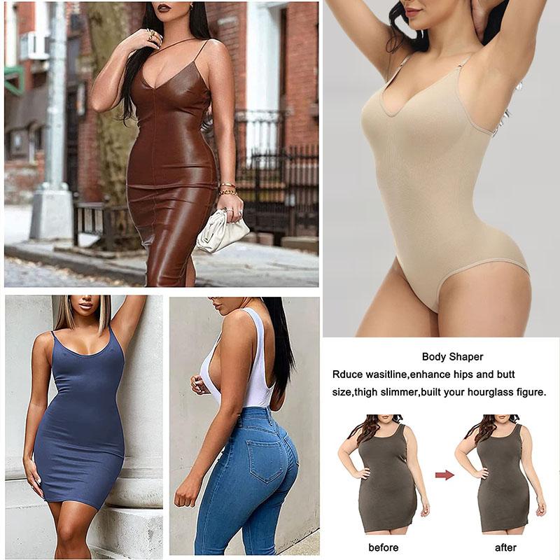 Women Body Shapewear Waist Trainer Corset Seamless Abdomen Pants Crotch Buckle Slimming Underwear