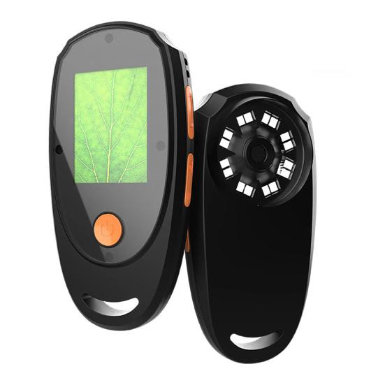 Kids Digital Microscope 500X Mini Portable Pocket Microscope Camera with 2-Inch IPS Screen Built-in 8 LEDs Educational Science Experiment Magnifying