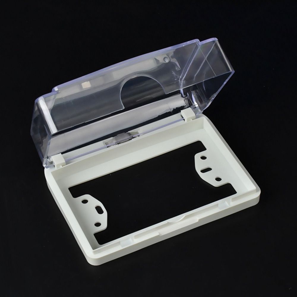 Пластиковый переключатель Защитная крышка Настенная электрическая вилка Крышка розетки Водонепроницаемая коробка Ванная комната