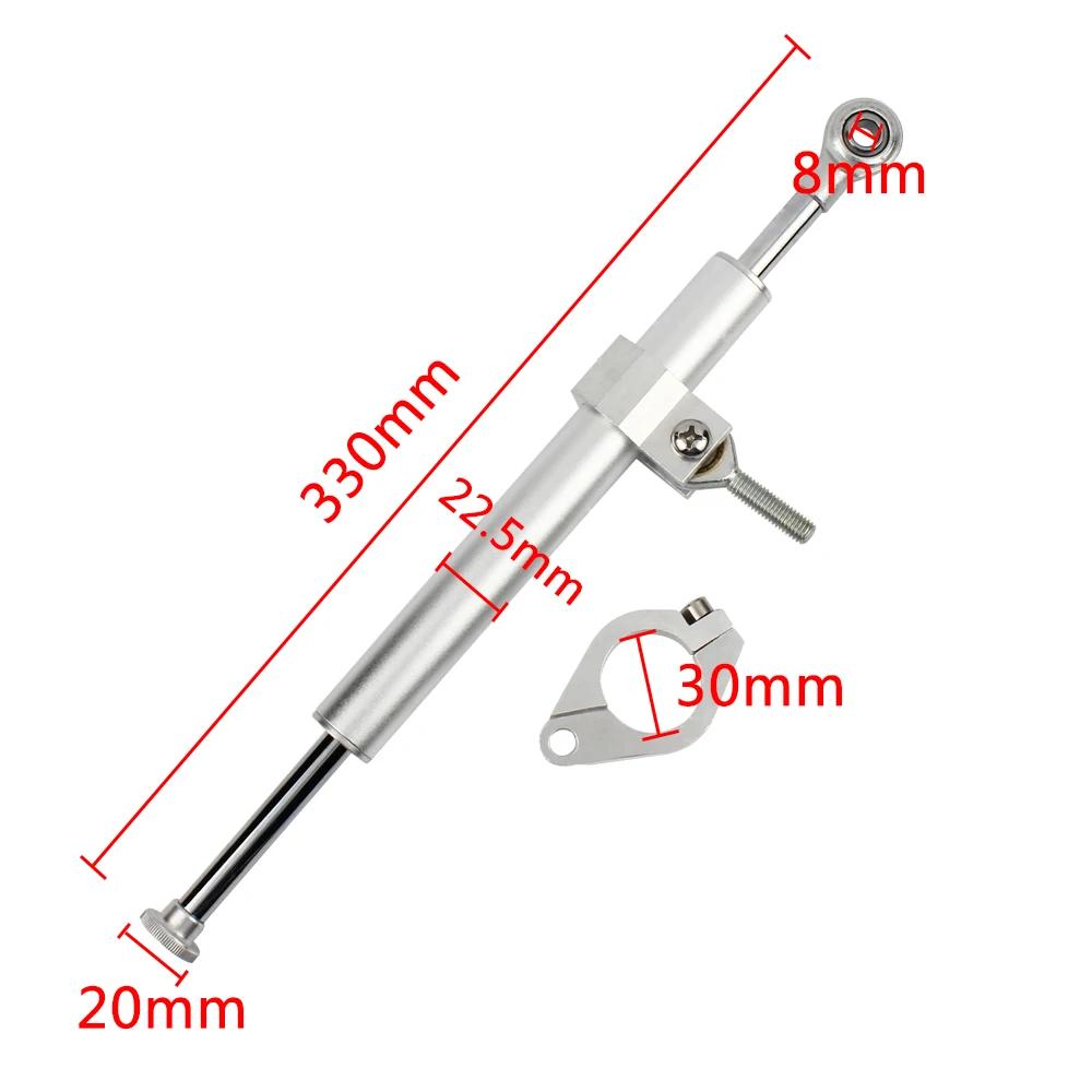 Universal Motorcycle Adjustable Steering Damper Stabilizer Aluminum Safe Control for Yamaha Kawasaki Suzuki Retrofit Accessories
