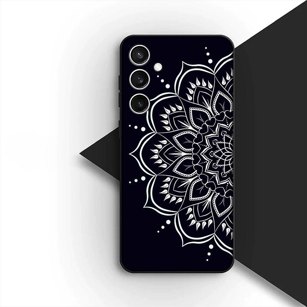 Casing Phone Cover for Xiaomi Redmi Note 14 13 Pro Plus ProPlus 14C 13c Pro+ 5G Case Floral Paisley Mandala flower Wood Texture