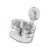 No Drill Wall Ashtray with Suction Cup for Bathroom Toilet Home Office Hotel Bar Clear Storage Rack