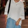 Oversized Men Summer O-neck Half Sleeve Hollow See Through T-Shirts