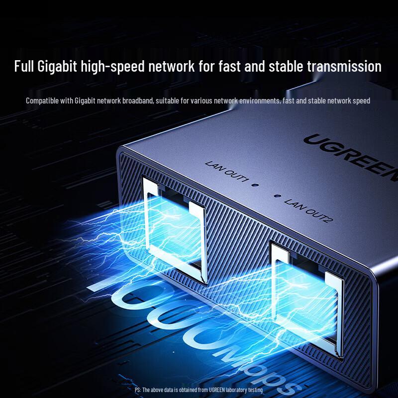 UGREEN Gigabit 1-to-2 Ethernet Splitter