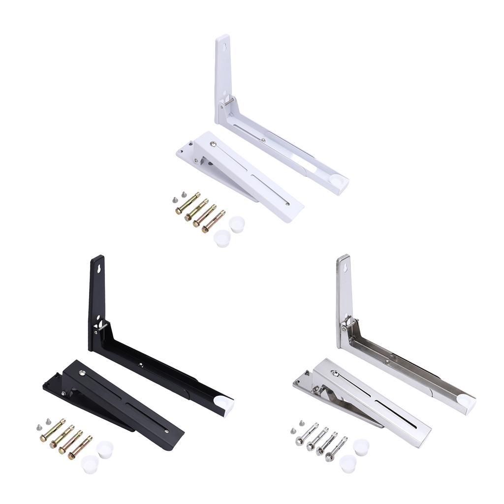 Wall Mounted Steel Kitchen Shelf Microwave Holder Space Saving Microwave Rack Stainless Steel Mount for Microwave Oven