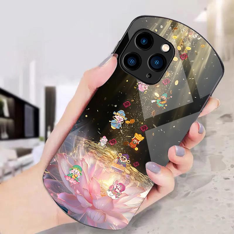 Совместимо с Apple 15Pro, 14max, эллиптический, xsmax, Бог богатства, xs, интернет-знаменитость, 8, fortune, 11 для идеальной посадки.