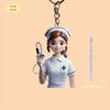 Cute Nurse, 2D Flat Acrylic, Decorative Pendant, Suitable for Keychain, Backpack, Christmas, Halloween